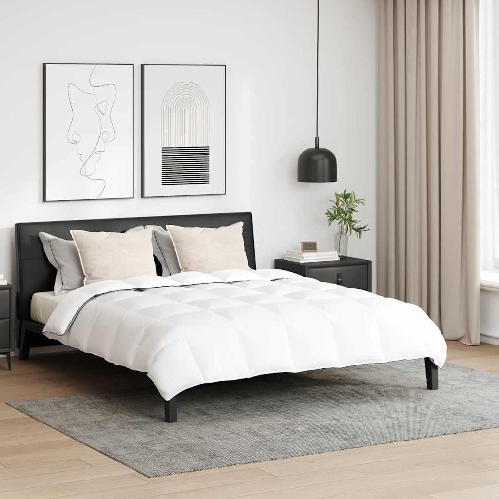 Vinter dyne- og pudessæt 200 × 240 cm - hvid, dun/fjer (3 dele)