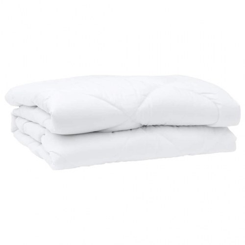 Dyne med pude 3 stk Hvid Mikrofiber