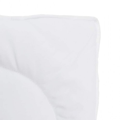 Dyne med puder med pude 3 stk Hvid Mikrofiber