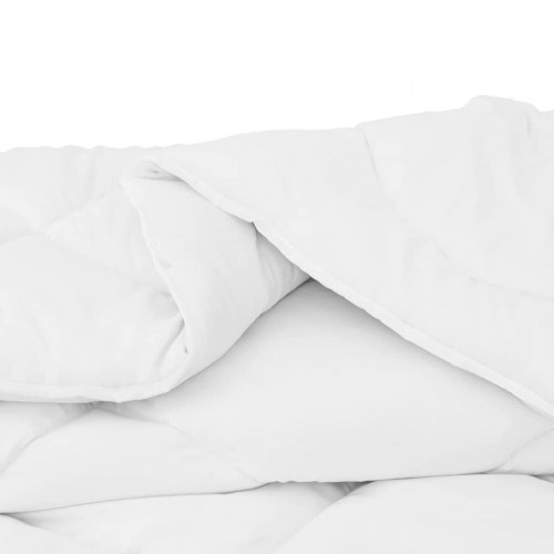 Dynebetræk Sæt med pude 3 stk Hvid Mikrofiber og Dunfjer