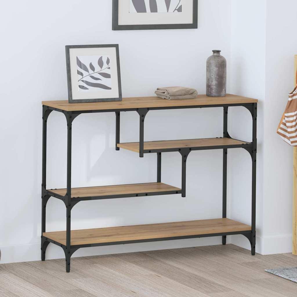 Konsolbord artisan eg 100 x 30 x 75 cm Konstrueret træ