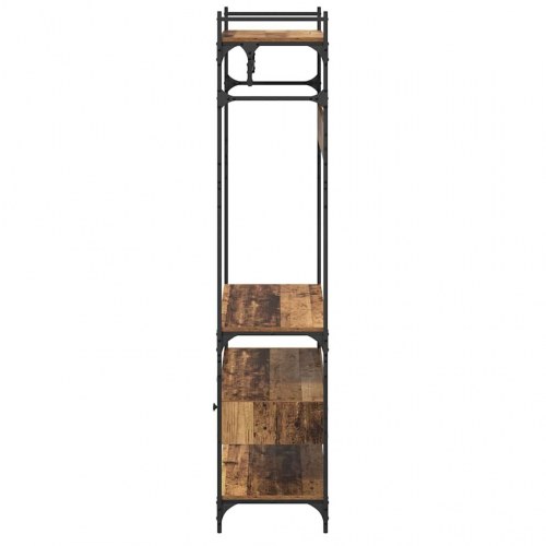 Garderobeskab i gammelt træ 89 x 39 x 184,5 cm