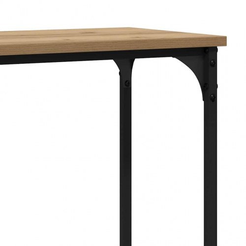 Konsolbord artisan eg 160 x 29 x 80 cm Konstrueret træ
