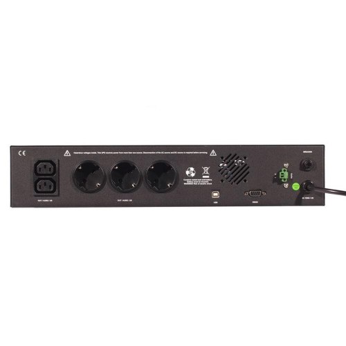 Riello IDR 1200 interaktiv UPS - 720 W / 1,2 kVA, rack/tårn