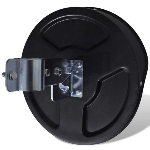 Konvekst trafikspejl PC plast sort 30 cm udendørs (OUTLET A)