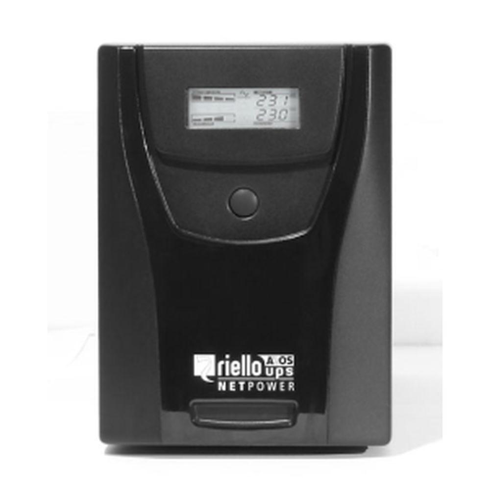 Riello NPW 800 DE line-interactive UPS - 800 VA / 480 W - Sort