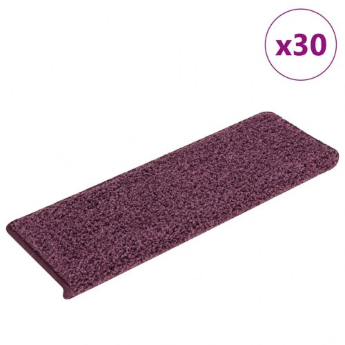 Trappemåtter 30 stk. 65 x 21 x 4 cm - mørkelilla