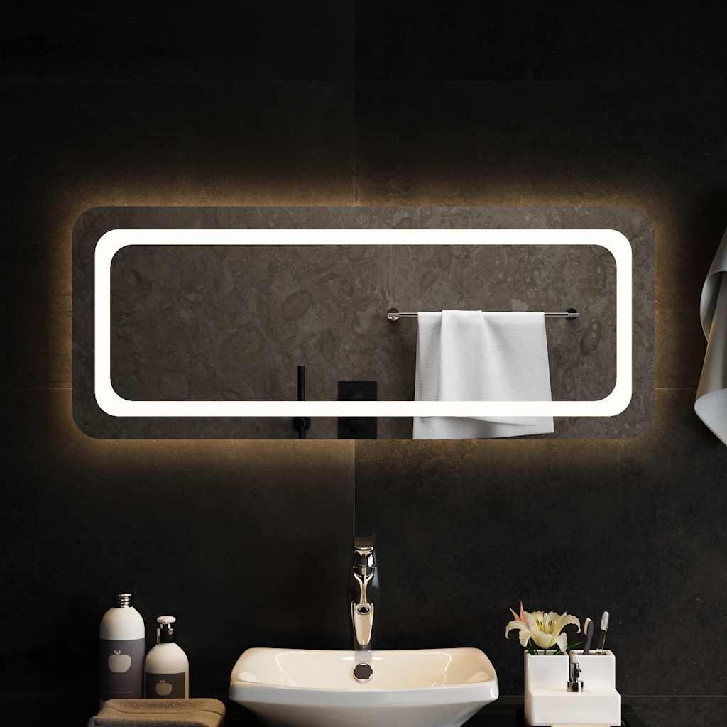 Badeværelsesspejl Med Led-lys - 100 x 40 cm