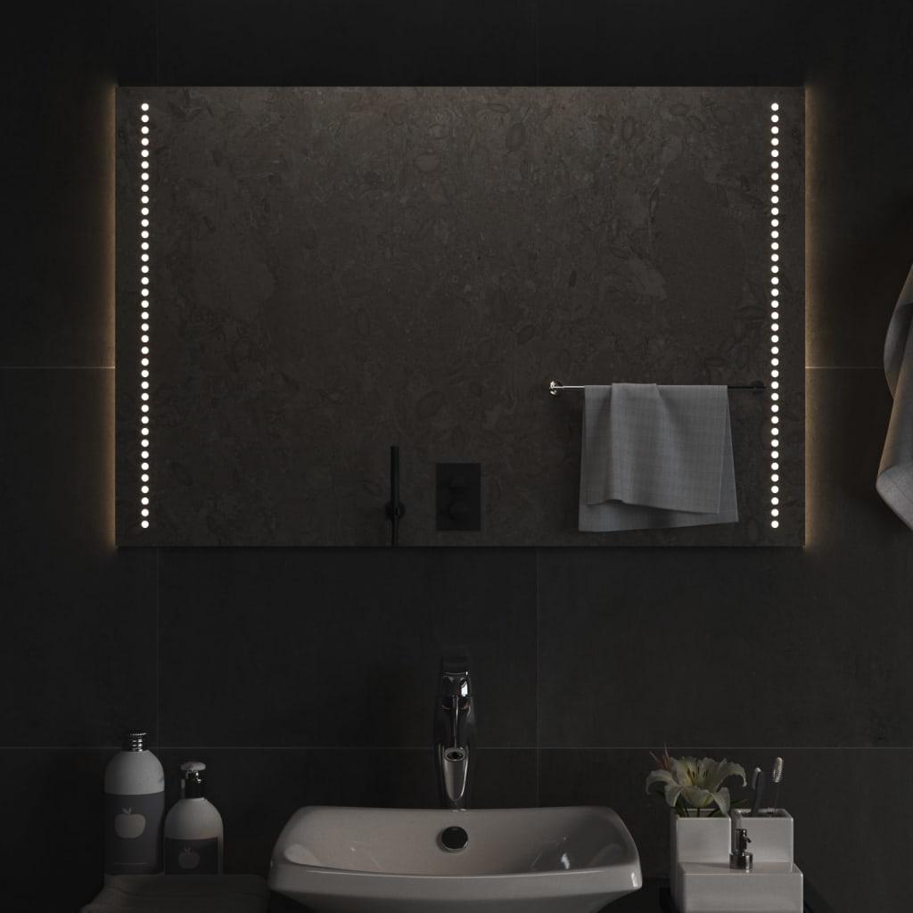 Badeværelsesspejl Med Led-lys - 60 x 90 cm