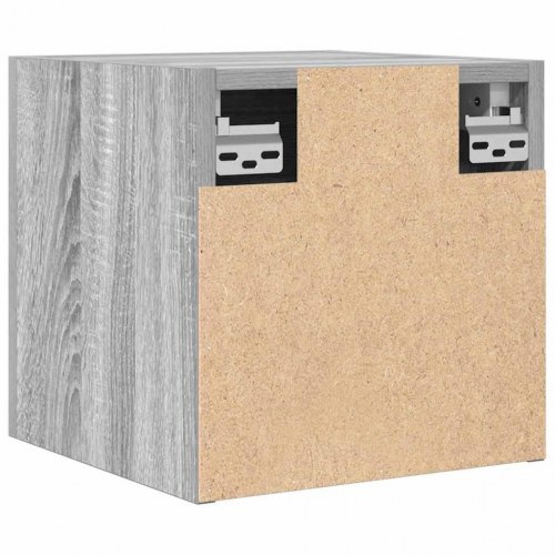Væghængte tv-skabe 2 stk. - 30,5 × 30 × 30 cm, grå sonoma-eg