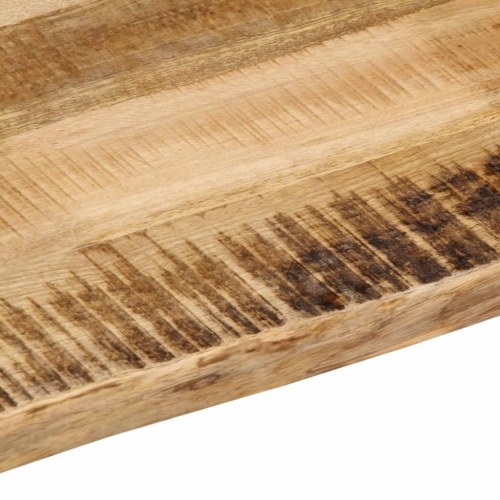 Bordplade 160 x 40 x 2,5 cm med naturlig kant i massivt mangotræ