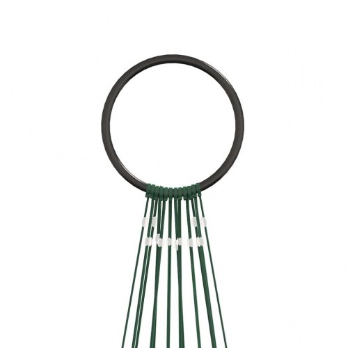 Juletræ til flagstang 732 LED'er 500 cm varmt hvidt lys