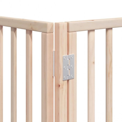 Hundelåge med dør 9 paneler - 450 cm, poppeltræ