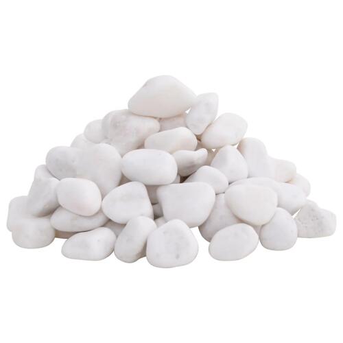 Polerede småsten 10 kg 2-5 cm hvid