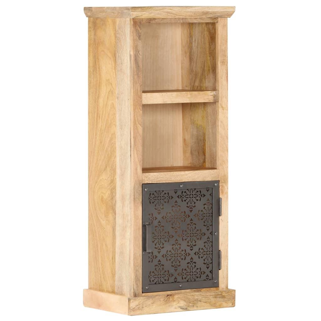Højskab med låge 45x32x110 cm massivt mangotræ