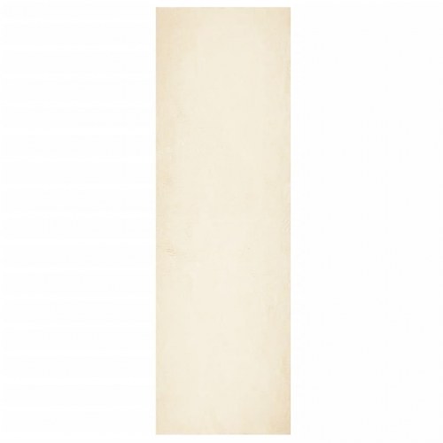 Gulvtæppe HUARTE 80×250 cm - kort luv, vaskbart, cremefarvet