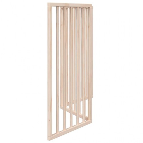 Hundegitter foldbart 3 paneler 150 cm poppeltræ