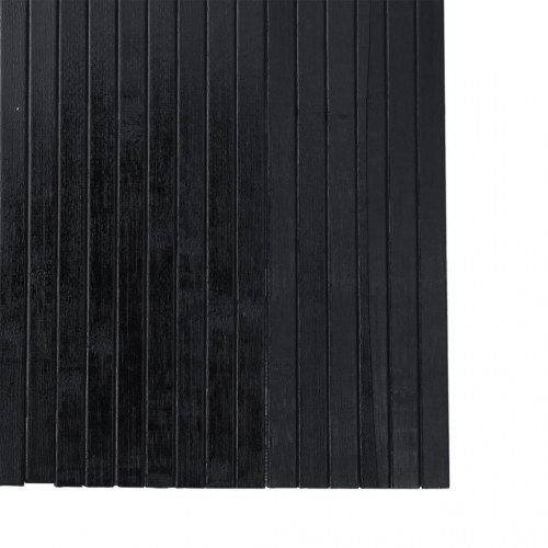 Rumdeler i bambus - 600 × 165 cm, sort