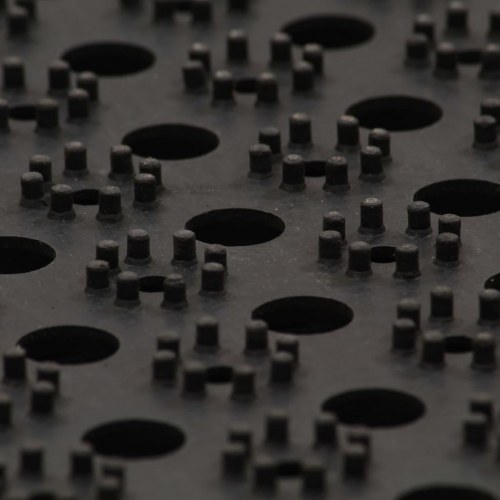 Dørmåtte 60x80 cm rektangulær gummi