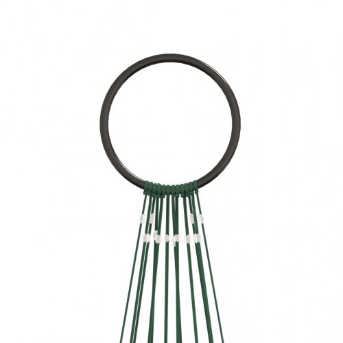 Juletræ til flagstang - 732 LED, 500 cm, farverigt lys