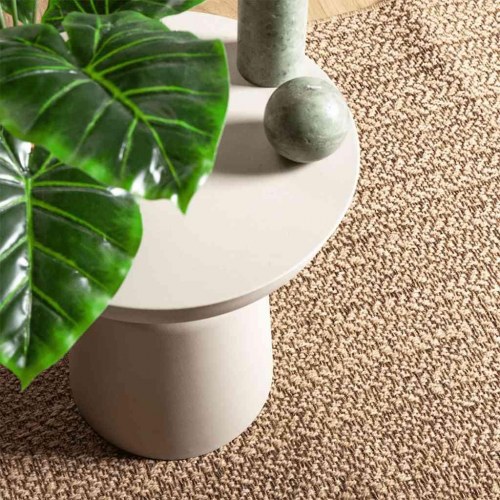 Gulvtæppe ZIZUR beige 100x200cm jute-look indendørs og udendørs