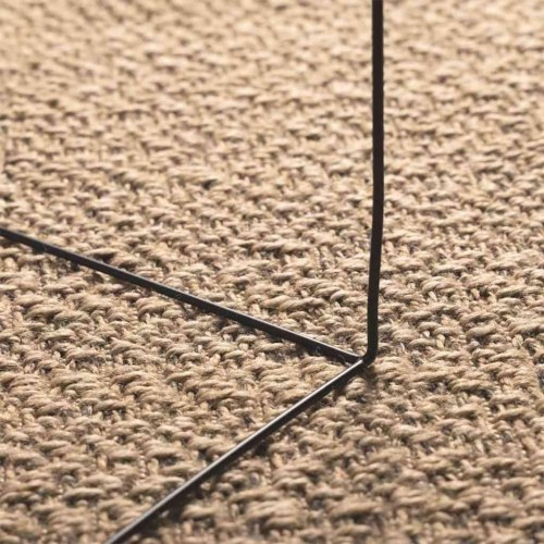 Gulvtæppe ZIZUR beige 100x200cm jute-look indendørs og udendørs