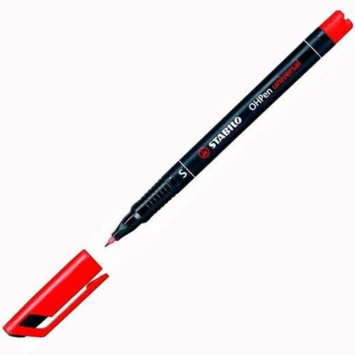 Tuscher Stabilo OHPen Universal - sort, 0,4 mm, 10 stk.