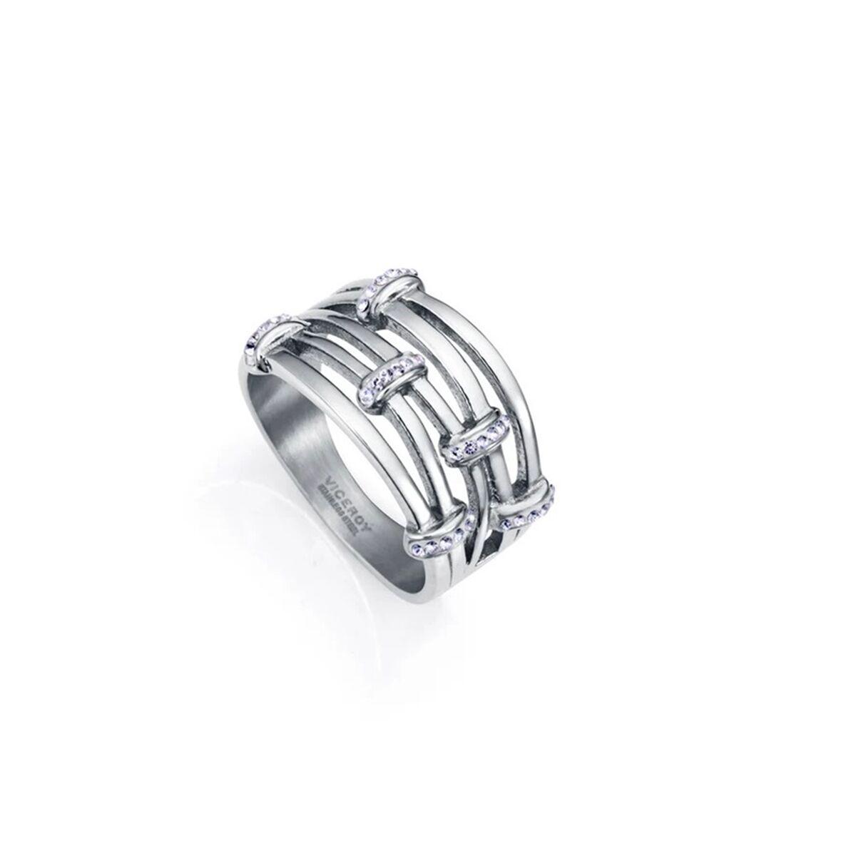 Ring dame sølvfarvet i sterling sølv 925 - str. 16