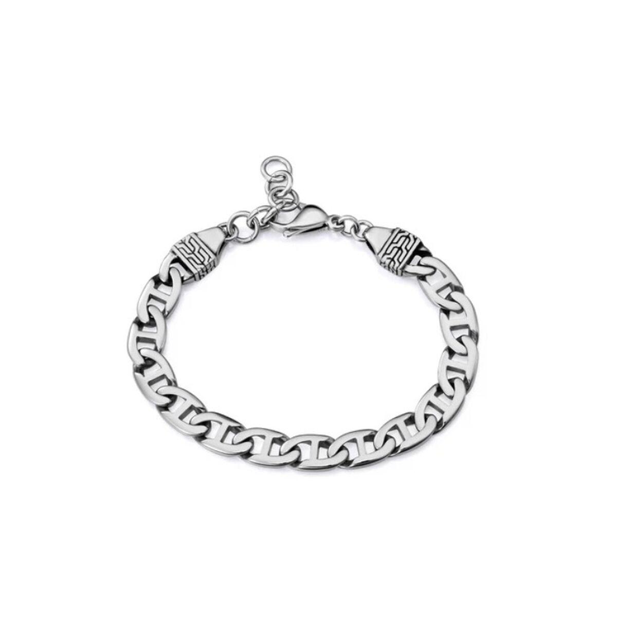 Armbånd til mænd - Sterling sølv 925, sølvfarvet