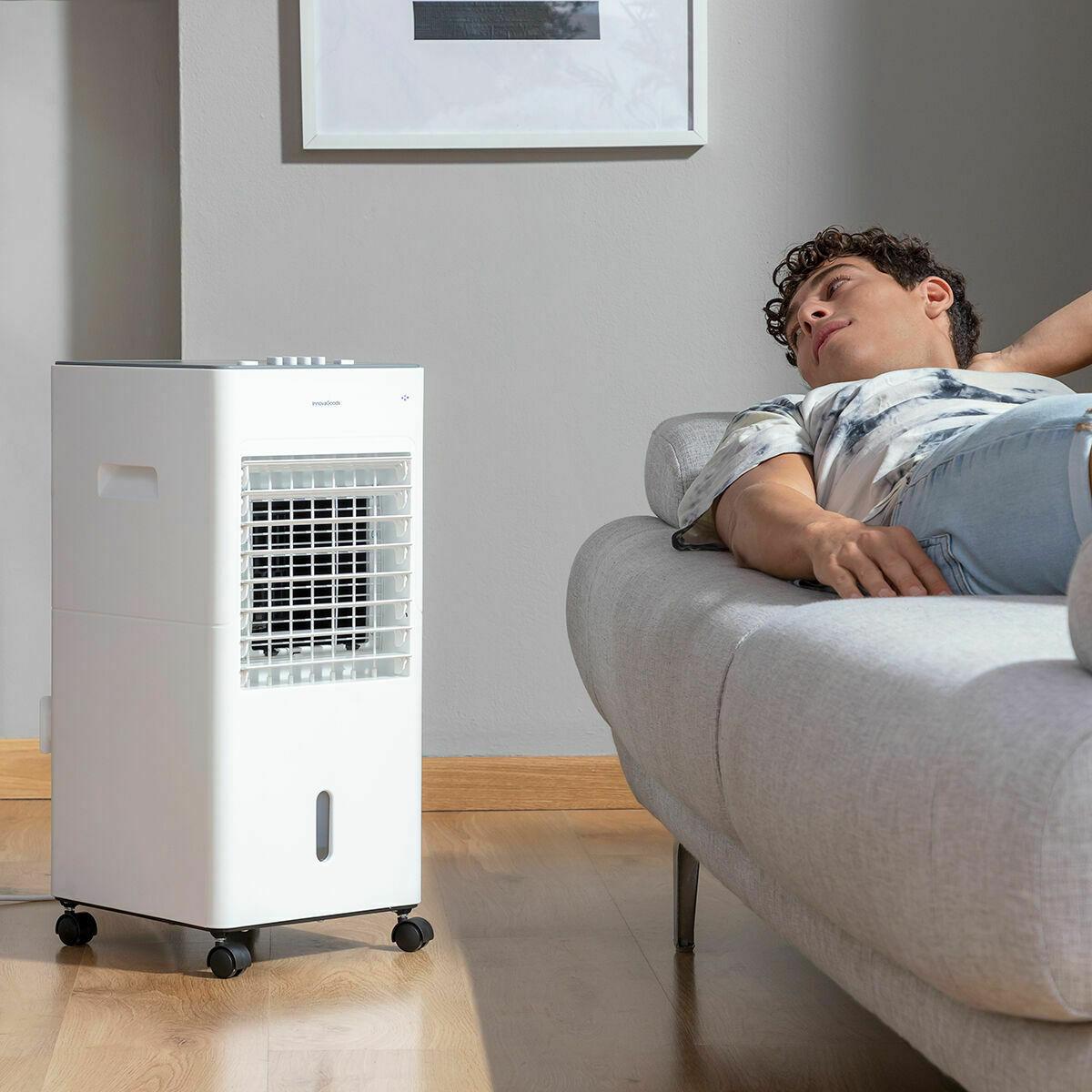 Bærbar fordampningskøler 5 L - Hvid, 65 W (OUTLET C)