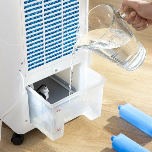 Bærbar fordampningskøler 5 L - Hvid, 65 W (OUTLET C)