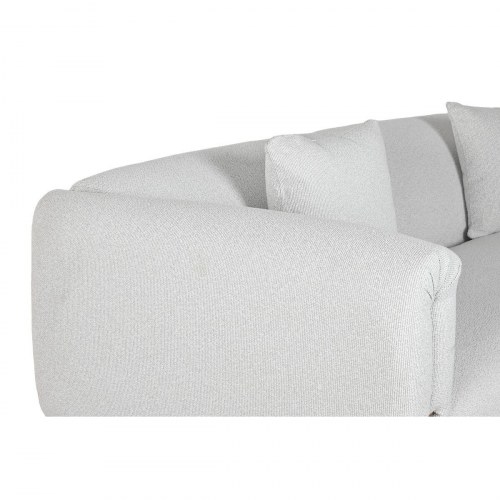 Sofa 3-personers - brun/grå Scandi, 220 × 95 × 77 cm