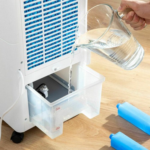 Bærbar fordampningskøler 5 L - Hvid, 65 W (OUTLET C)