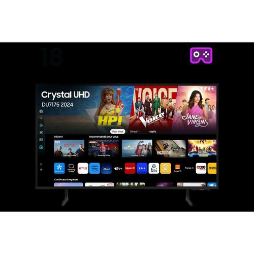 4K Smart TV Samsung 75" TU75DU7175UX - Crystal UHD LED