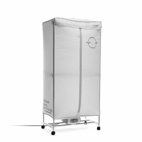 Tørreskab med varm luft - bærbar, grå 1200 W, 2 højder (OUTLET D) (OUTLET D)