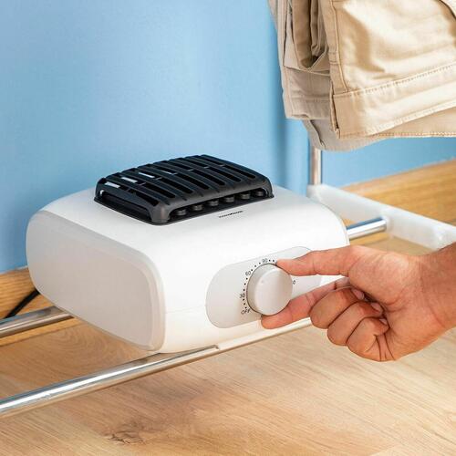 Tørreskab med varm luft - bærbar, grå 1200 W, 2 højder (OUTLET D) (OUTLET D)
