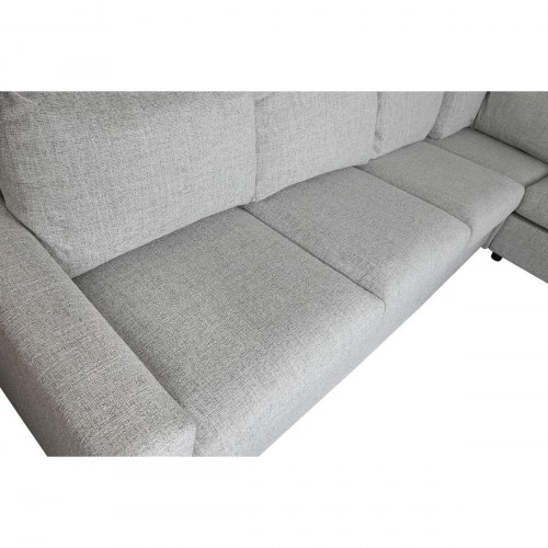 Hjørnesofa - lysegrå, 235 × 303 × 86 cm