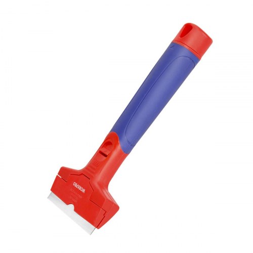 Fugeskraber - Workpro skraber, blå/rød