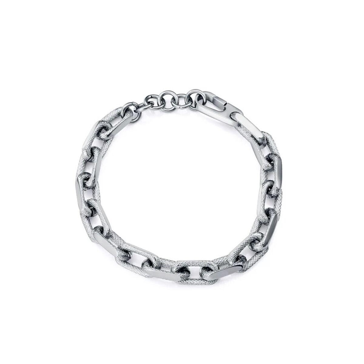 Armbånd til mænd - Sterling sølv 925, sølvfarvet