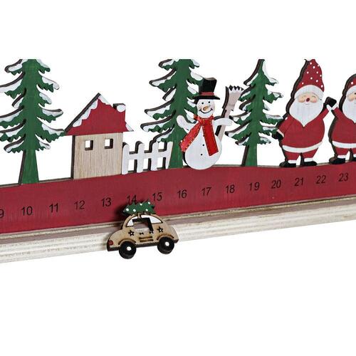 Adventskalender Træ (2 stk) (40 x 3 x 13 cm)