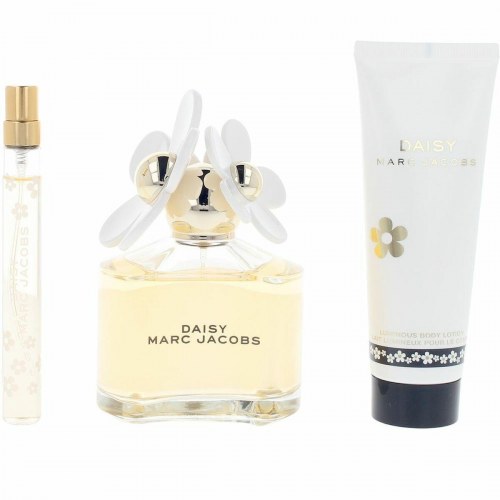 Marc Jacobs Daisy - gaveæske til kvinder, 3 dele (EDT 100 ml + Bodylotion 75 ml + rejsespray 10 ml)