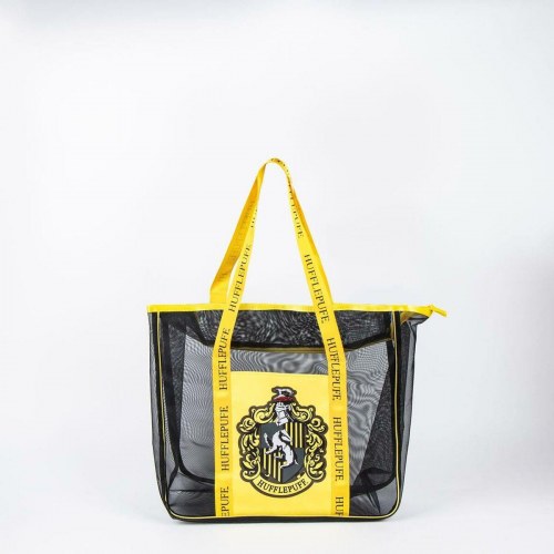 Harry Potter strandtaske - gul, 100 % polyester