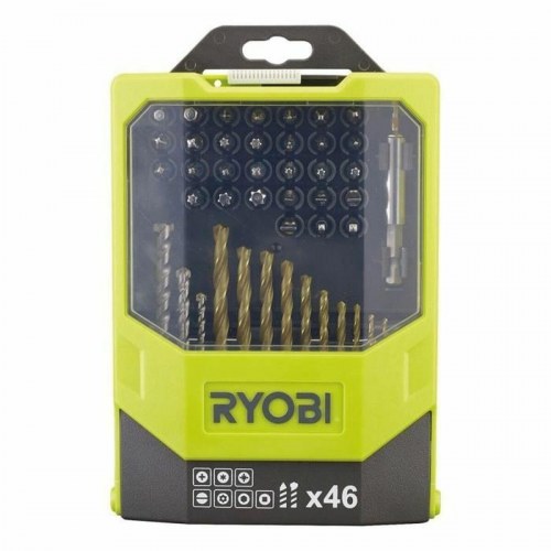 Bore- og bitssæt Ryobi - 46 dele