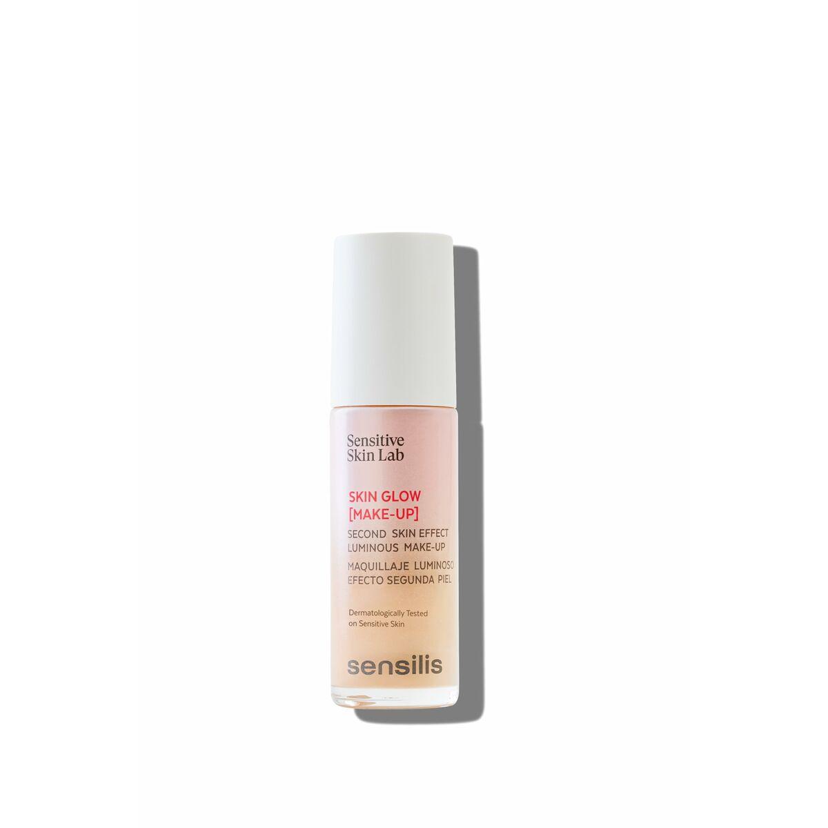 Sensilis Skin Glow Flydende Foundation Nº 05 Pêche Dor 30 Ml