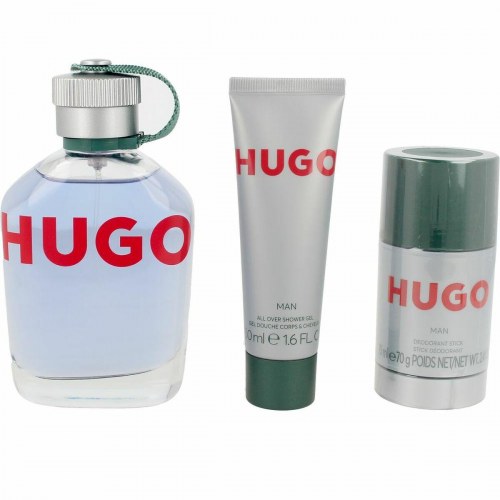 Hugo Boss HUGO gavesæt til mænd - 3 dele (EDT 125 ml + Deostick 75 ml + Showergel 50 ml)