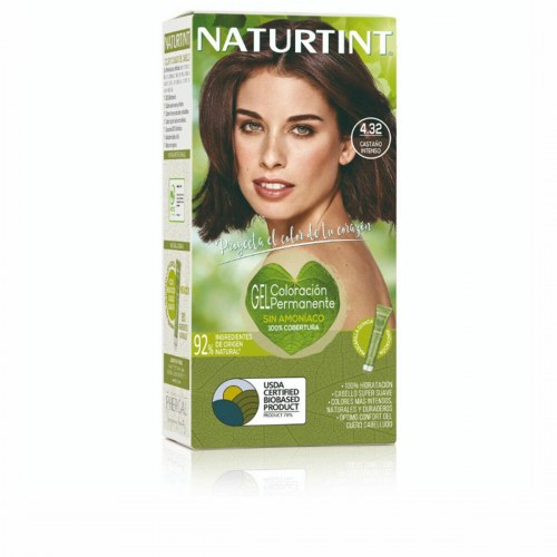 Permanent hårfarve Naturtint - 4.32 Intens Kastanje, 170 ml