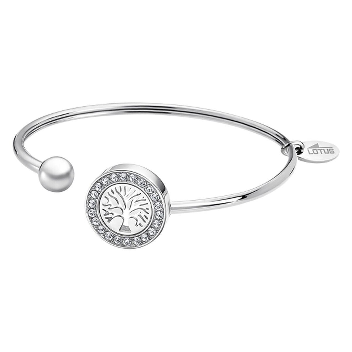 Lotus LS2181-2/1 armbånd til kvinder - sølvfarvet bangle med livets træ