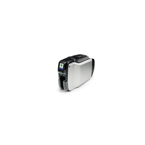Zebra ZC300 fotoprinter - sølvfarvet ID‑kort og foto
