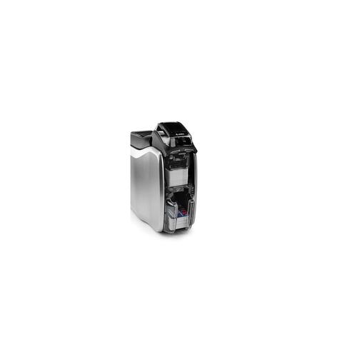 Zebra ZC300 fotoprinter - sølvfarvet ID‑kort og foto