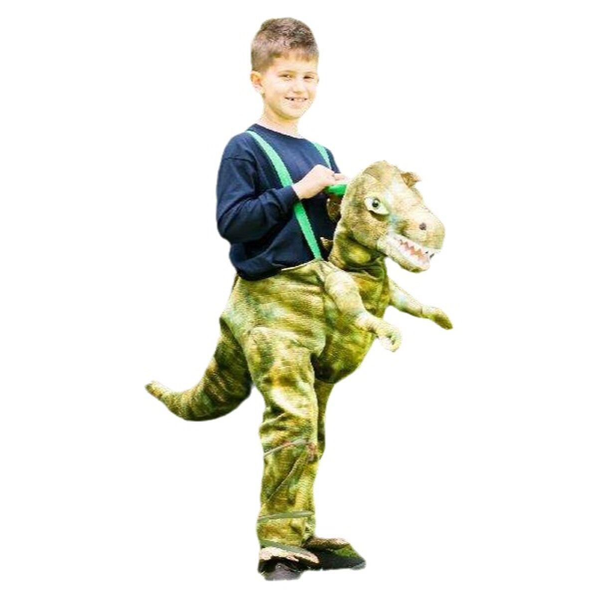 Kostume til børn - Grøn Dinosaur, 4-6 år